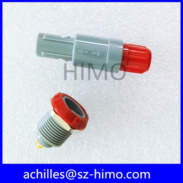 Buy cheap double key 8 pin lemo self-latching plastic connector from wholesalers