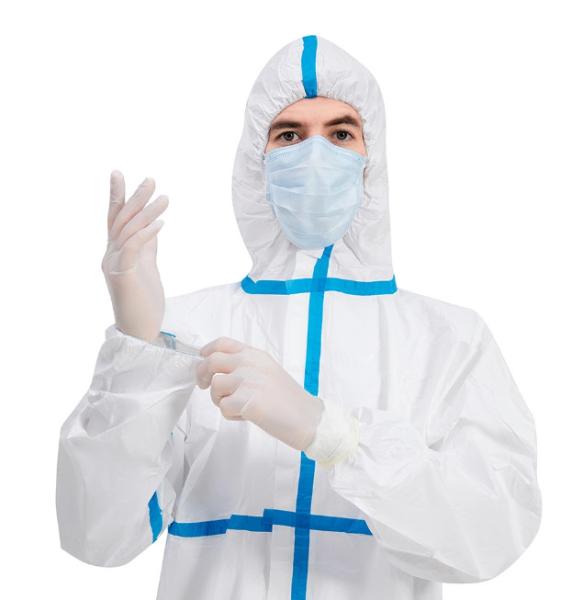 Buy cheap hospital Disposable Protective Coverall High Breathability from wholesalers