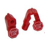 COMER supermarket magnetic security stoplok / magnetic peg hook anti-theft