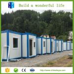 2017 Unique fashion modular steel frame prefab container house for people life