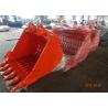 Buy cheap Doosan DX 480 Excavator Bucket Attachments 2.85 Cum Skeleton / Grating Bucket from wholesalers