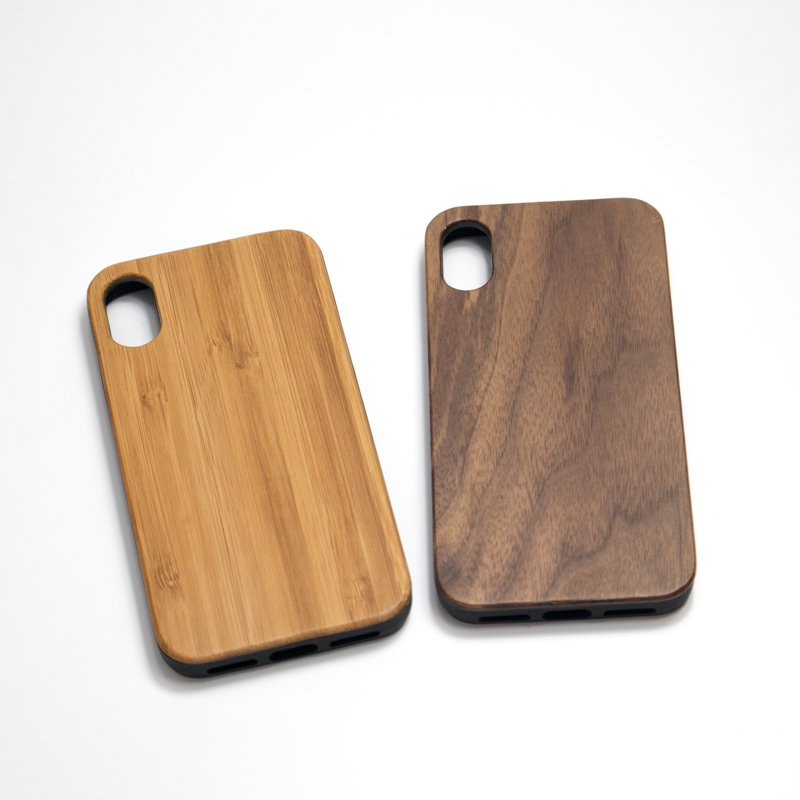 Phone Case Nature Inspired Wood Cover Impact Resistant Matte Shell