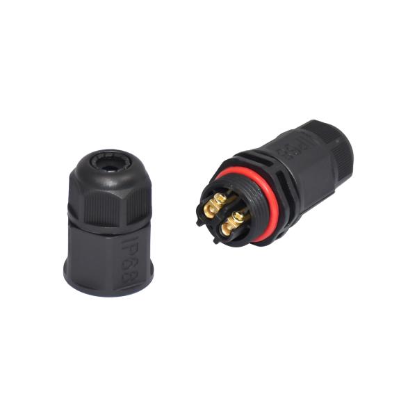 Buy cheap 2 3 4 Pin CuZn Nickel Solderless Circular Connectors IP68 L20 Waterproof from wholesalers