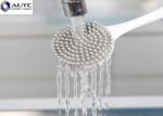 Double Side Kitchen Cleaning Brush , Grey Cleaning Brush With Plastic Hand TPR