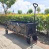 Buy cheap Collapsible Picnic Camping Cart Extended Capacity Folding Wagon Four Big PVC Wheels from wholesalers