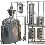 SUS 304/Red Copper Distillery Equipment for Gin Vodka Brandy Processing Types