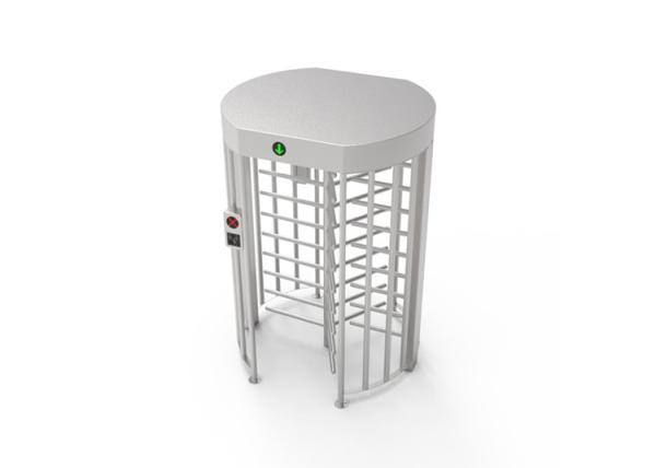 Buy cheap Swipe Card Reader Full Height Turnstile High Security 38mm Round Tube from wholesalers