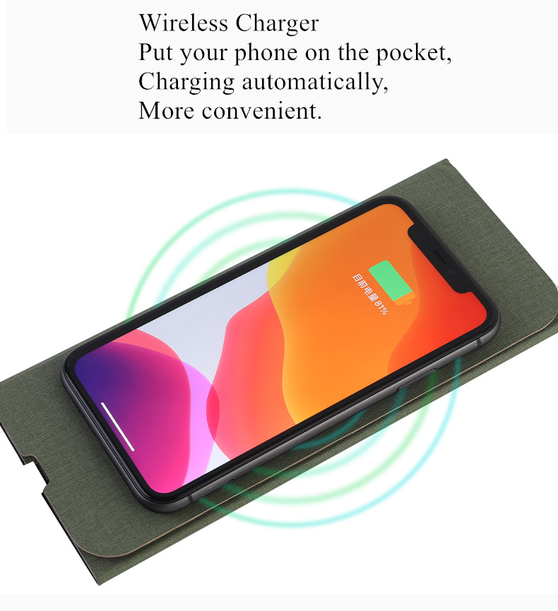 Hot Selling Custom Logo 2 In 1 Mouse Pad Wireless Charger PU Foldable Fast Charging 15W New Charger Mouse Pad