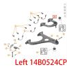 Buy cheap For McLaren 720S 600LT LH Front Upper Control Arm OEM 14B0524CP from wholesalers