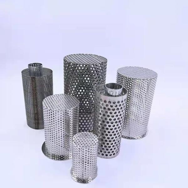 Buy cheap 304 Stainless Steel Filter Cartridge High Efficiency Round Hole Deep Processing from wholesalers