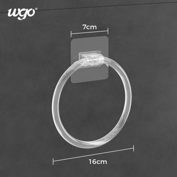 Buy cheap 5KG Wall Mounted Bathroom Towel Ring Holder 16cm Diametre With Sticker from wholesalers