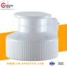 Buy cheap 38-400 24/410 White Flip Top Caps Child Resistant 24mm 38mm Thread Round Ribbed Skirt Hinged from wholesalers