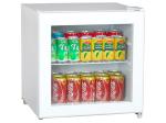 48L Low Noise Mini Display Fridge / Glass Door Refrigerator Beverage Cooler