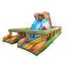 Buy cheap 0.9mm PVC Large Inflatable Slide With Air Bouncer , Adults / Kids Blow Up Slide from wholesalers
