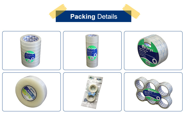 Transparent BOPP Packing Tape For Carton Box Box Sealing 18mm Width