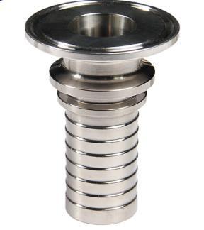 Buy cheap SS316L Stainless Steel Tri Clamp Fittings 1/2 Inch Braided Hose Fittings from wholesalers
