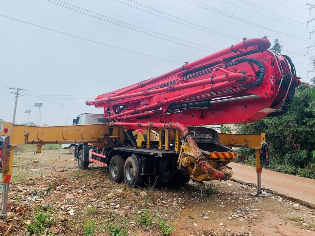 Used Concrete Pump 49m Truck Mounted Pump with Mecerdes Benz