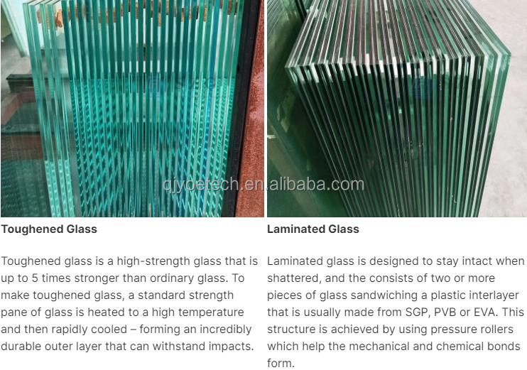 Construction Decoration Tempered Laminated Glass 10.76mm for Interior Architecture
