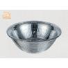 Buy cheap Round Shape Shining Fiberglass Flower Bowls Silver Mosaic Glass 31cm × 11cm from wholesalers