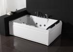 Indoor Rectangle Bathroom Jacuzzi Tub 110V/ 220V White Acrylic