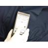 Buy cheap 5mm Diamond Pattern Knitted Polyester ESD Fabric Dark Blue 135 GSM Weight from wholesalers