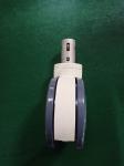 Medical Central Caster Control Hospital Castors PU PA ABS Flexible Anti