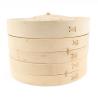 Buy cheap Custom Dim Sum Bamboo Steamers , Two Tier Bamboo Steamer Kitchen from wholesalers