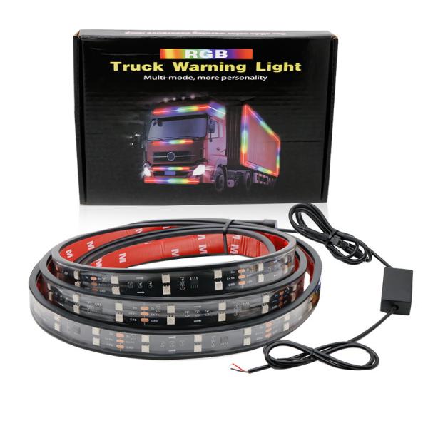 Buy cheap 24V 5050 SMD 5A 2.4m Car Interior Atmosphere Lights With Remote Strobe For Van Truck from wholesalers