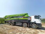 Semi-Dry Shotcrete Type 2013 Zoomlion 52m Concrete Truck Mounted Pump for