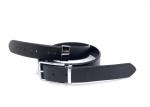 Black Brown Mens Leather Dress Belt Breathable Anti - Bacterial AZO Free
