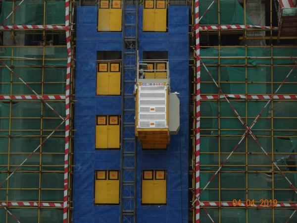 Buy cheap Modular High Safety Rack Pinion Lift Construction Hoist Elevator from wholesalers