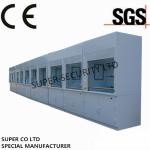 Poly Ducted work table Lab Chemical Fume Hood / Cupboard with toughened glass