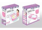 Foldable Baby Bed Children's Play Toys W / Soft Music Protective Fence