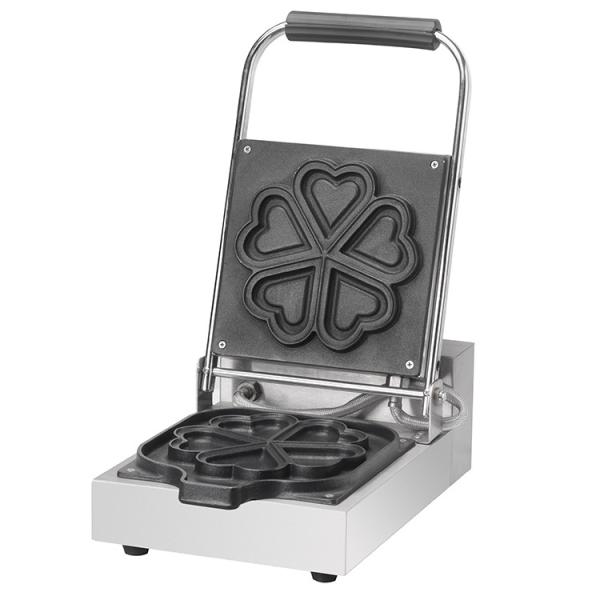 Electric Rotating Waffle Maker for Heart-Shaped Cakes in Commercial Establishmen