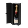 Buy cheap Luxury Gift Packing Boxes Black Single Wine Glass Packaging Boxes Recyclable from wholesalers