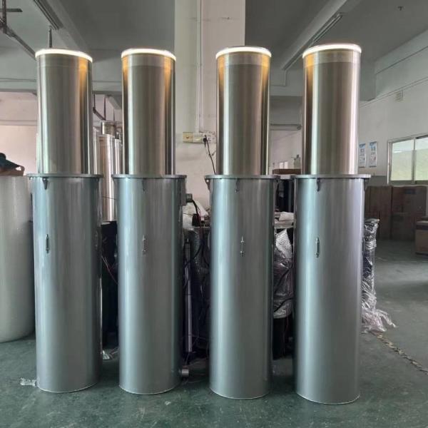 Buy cheap OEM Pre Embedded Height 1110mm Automatic Rising Bollards For Driveways from wholesalers
