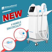 Buy cheap EMSLIM Body Slimming Beauty Equipment , Fat Sculpting Machine White Color product