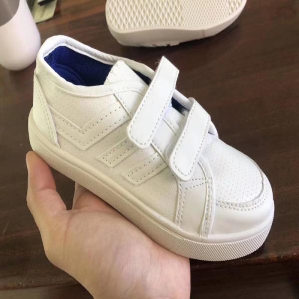 Buy cheap Stockpapa Girls White Velcro Trainers Kids Casual Dress Shoes Size 25 To 30 from wholesalers