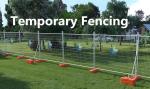 2100mm X 2400mm Temporary Security Fencing Customized Color Easily Installed
