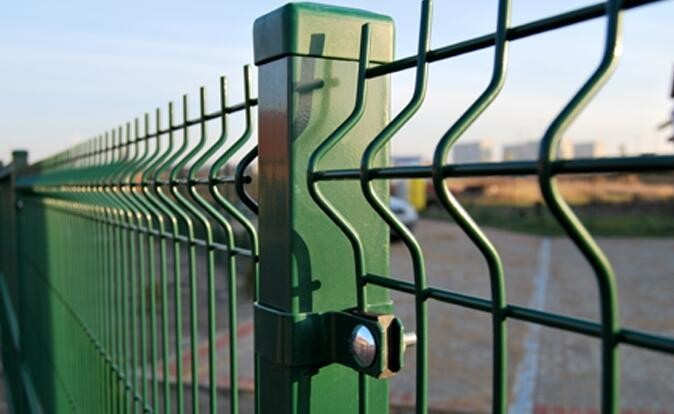 Heavy Duty Pvc Vinyl Decoration 3d Welded Wire Mesh Fencing 1.53x2.5m