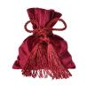 Buy cheap Pink Velour Custom Drawstring Jewelry Bags Pouch Velvet With Tassel from wholesalers
