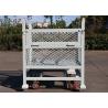 Buy cheap Industrial Mobile Rigid Mesh Stillage Pallet Cage Trolley With Castors from wholesalers