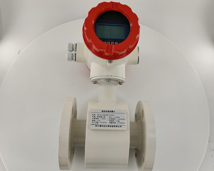 Sea Water Liquid Control Electromagnetic Type Flow Meter For Fire Pump