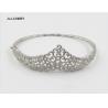 Buy cheap CZ 925 Sterling Silver Bangles Bracelet Triangle Crown from wholesalers