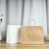 Buy cheap Custom 7.5''*5.3''*9.8'' Recycled Brown Paper Bags With Handles from wholesalers