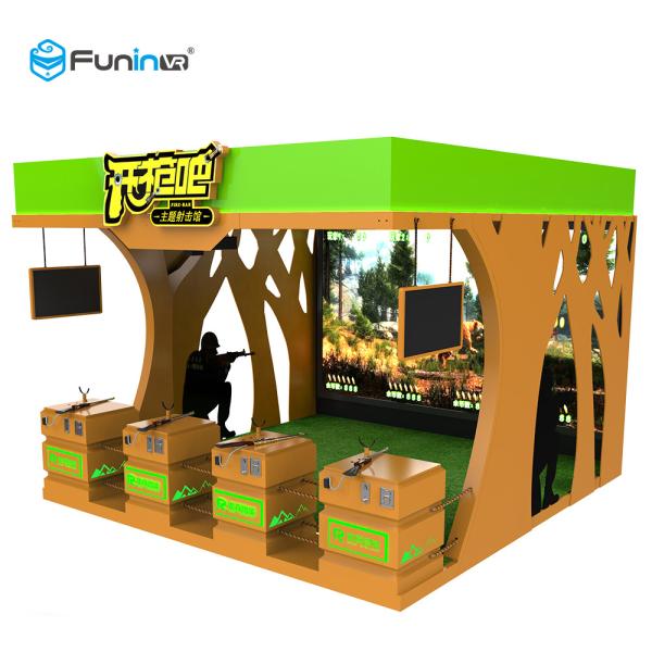 Buy cheap Gun Shooting Game 9D Virtual Reality Simulator 220V VR Publish Game Equipment from wholesalers
