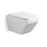 Buy cheap New square Hanging Toilet P-trap Ceramic Commode Bathroom Rimless Wall Hung Toilet with Concealed Cistern from wholesalers