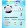 Buy cheap 260MM Wall Mounted 316LSS Resin Filled 35W Warm White RGB Underwater Light LED Swimming Pool Light for Fiberglass Pool from wholesalers