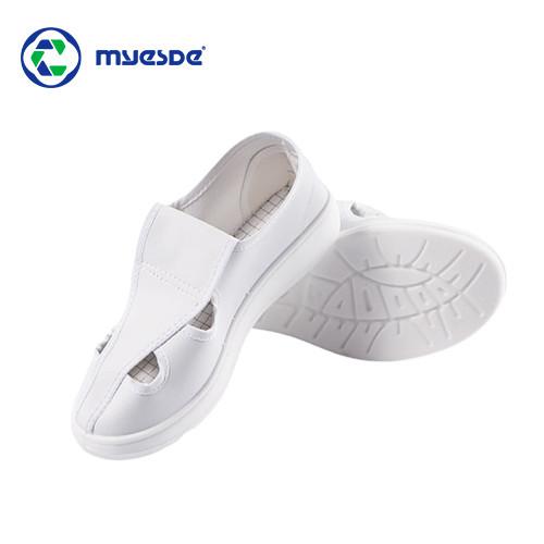 Buy cheap esd clean room shoes Factory Manufacture Four Hole PU/PVC Anti-static cleanroom esd safety shoes from wholesalers