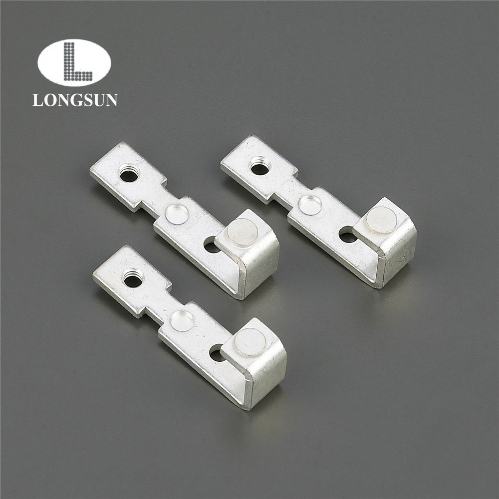 Electrical Contact Assemblies Stamped Parts with Silver Tips Onlay for Relay